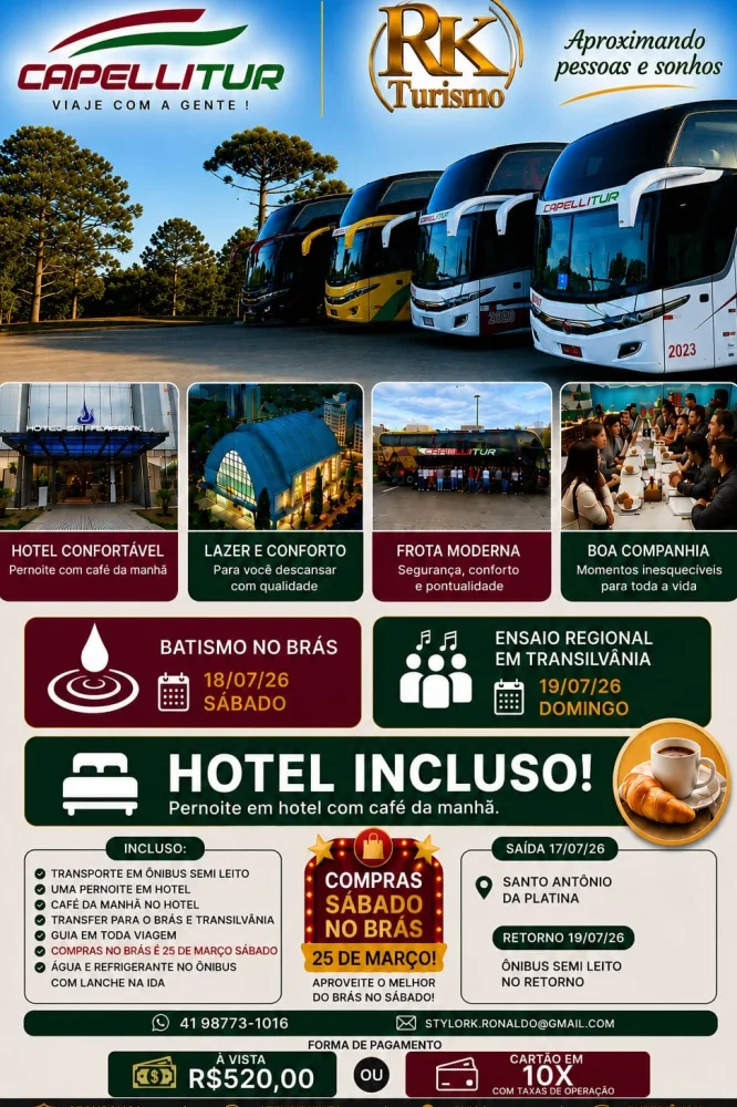 BRÁS COM ENSAIO REGIONAL NO TRANSILVÂNIA
